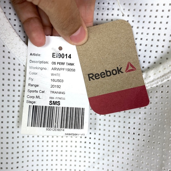 Reebok (SAMPLE) Perforated Performance Tank Top - Picture 12 of 12